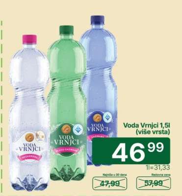 Voda Vrnjiči 1,5l