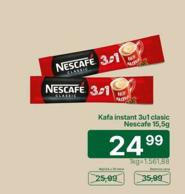 Kafa instant 3u1 clasic