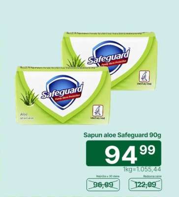 Sapun aloe Safeguard 90g