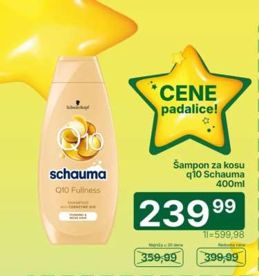 Šampon za kosu q10 Schauma 400ml