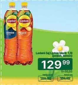 Ledeni čaj Lipton black 1,5l (peach, lemon)
