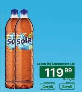 Ledeni čaj Sola breskva 1,5l