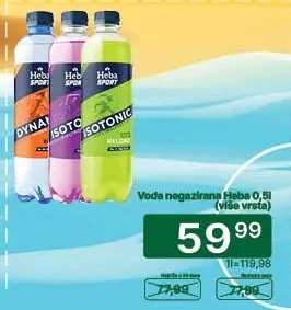 Voda negazirana Heba 0,5l