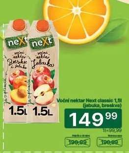 Voćni nektar Next classic 1,5l (jabuka, breskva)