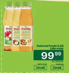 Voćni sok Fruvita 0,33l