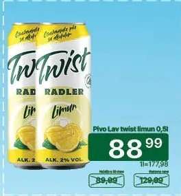 Pivo Lav twist limun 0,5l