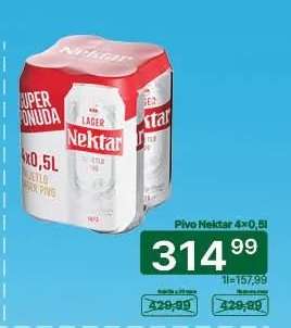 Pivo Nektar 4×0,5l