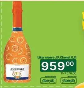 Likér sleeve J.P. Chenet 0,7 l