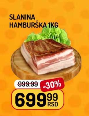 SLANINA HAMBURŠKA 1kg
