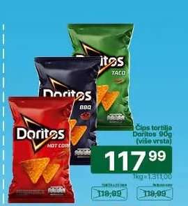 Čips tortilja Doritos 90g