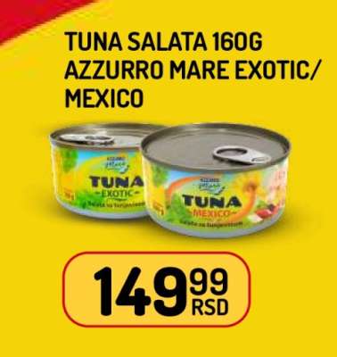 Tuna Salata 160g Azzurro Mare Exotic/Mexico
