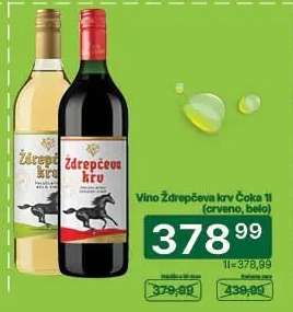 Vino Ždrepčeva krv Čoka 1l