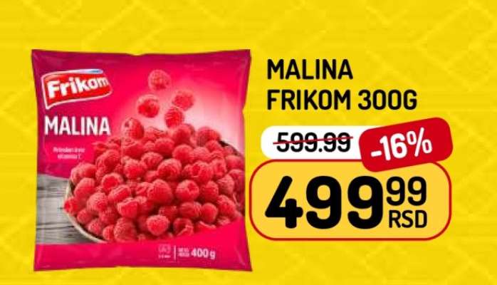 MALINA FRIKOM 300G
