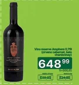 Vino Reserve Amphora 0,75l