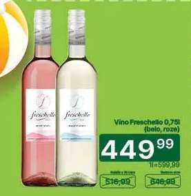 Vino Freschello 0,75l (belo, roze)