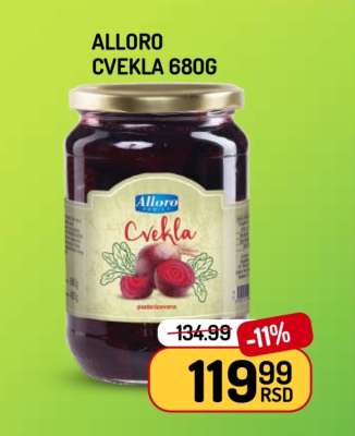 Alloro Cvekla 680g