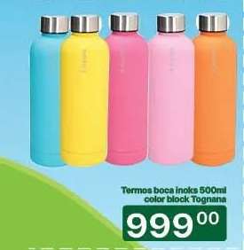 Termos boca inox 500ml color block Tognana