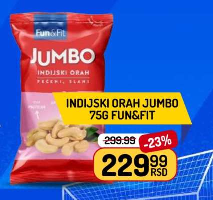 INDIJSKI ORAH JUMBO 75G FUN&FIT