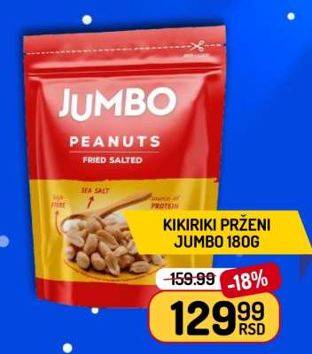 Kikiriki prženi Jumbo, 180g
