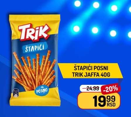 Štapići Posni Trik Jaffa 40g