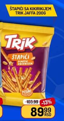 Štapići sa kikirikijem Trik Jaffa 200g