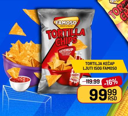 Tortilla Kečap Ljuti 150g Famoso