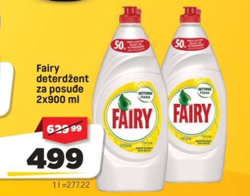 Fairy deterdžent za posuđe 2x900 ml