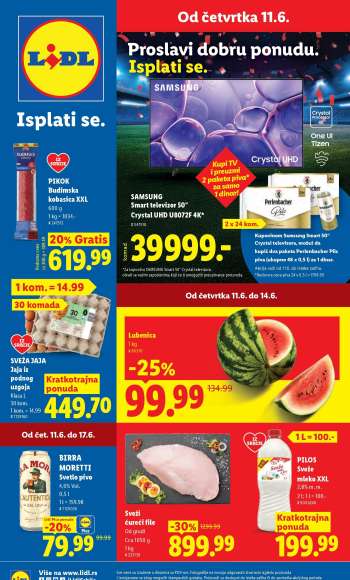 Lidl katalog - 11.06.2026 - 17.06.2026.