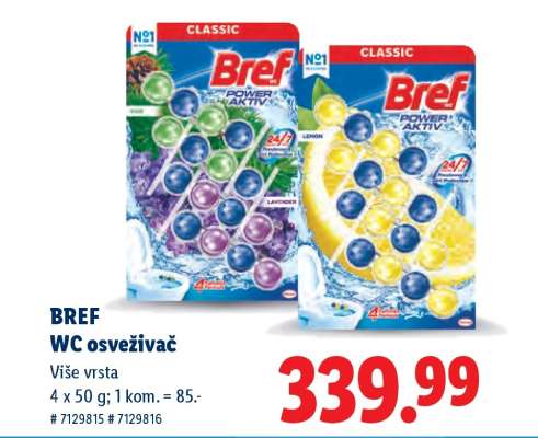 Bref WC osveživač