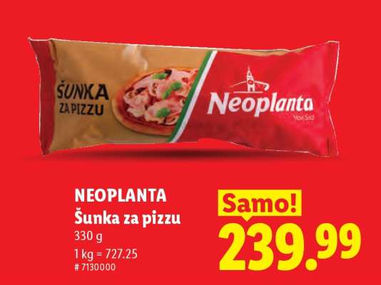 Neoplanta Šunka za pizzu