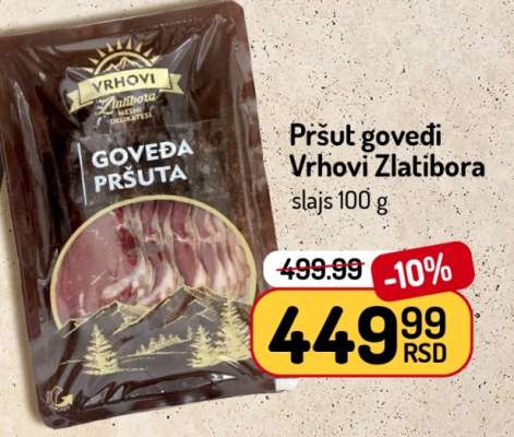 Pršut goveđi Vrhovi Zlatibora