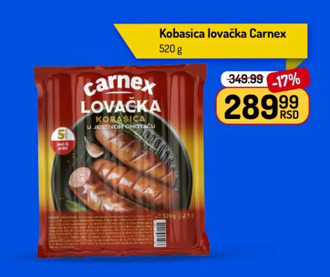 Kobasica lovačka Carnex