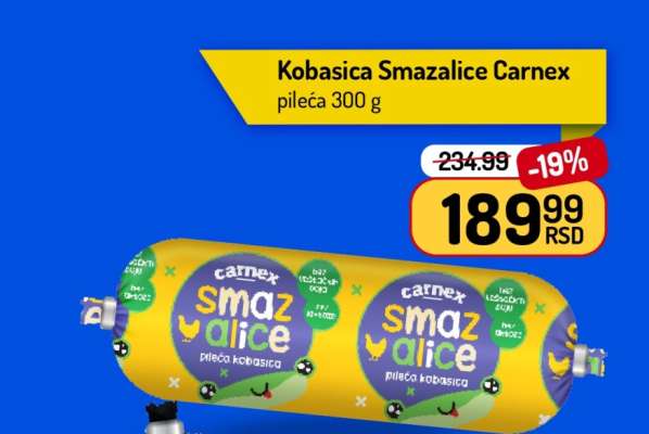Kobasica Smazalice Carnex