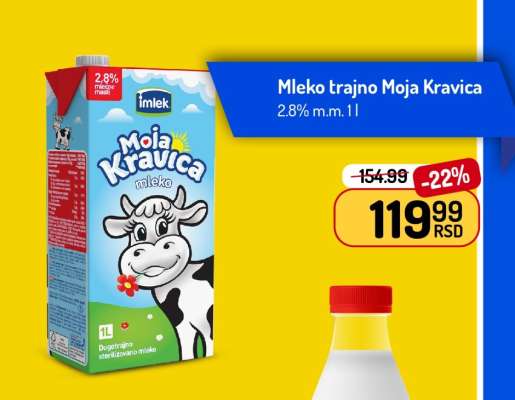 Mleko trajno Moja Kravica
