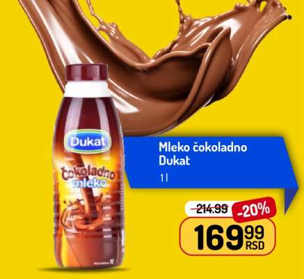 Mleko čokoladno Dukat