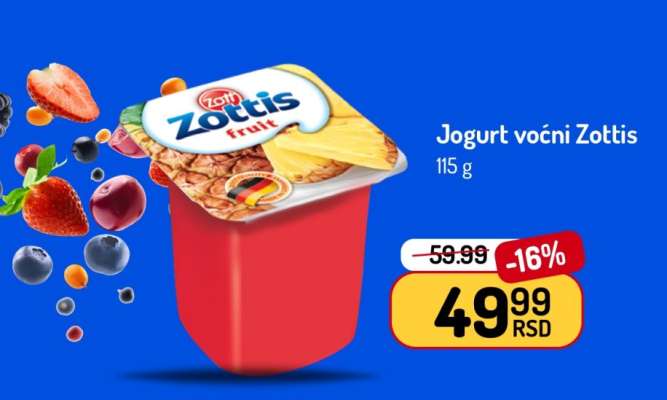 Jogurt voćni Zottis