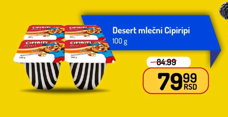 Desert mlečni Cipiripi
