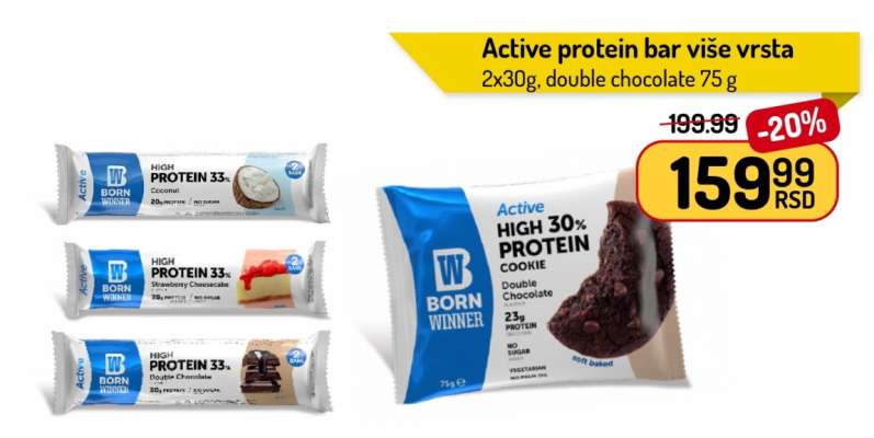 Active protein bar više vrsta