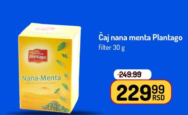 Čaj nana menta Plantago