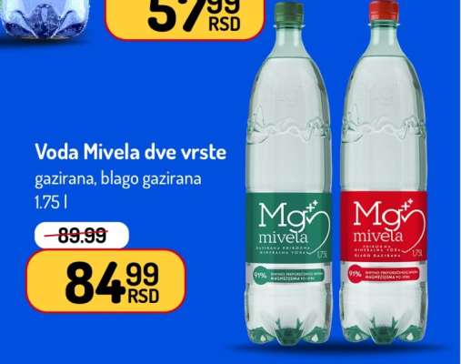 Voda Mivela dve vrste