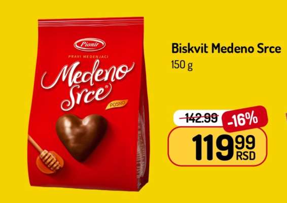 Biskvit Medeno Srce