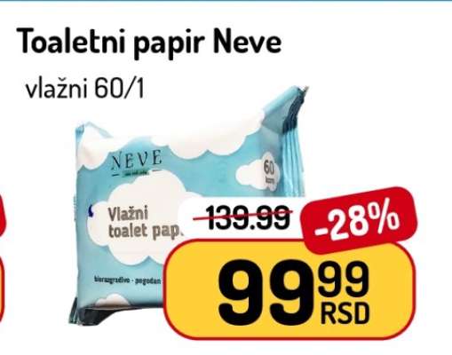 Toaletni papir Neve