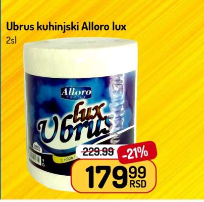 Ubrus kuhinjski Alloro lux