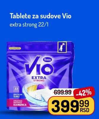 Tablete za sudove Vio