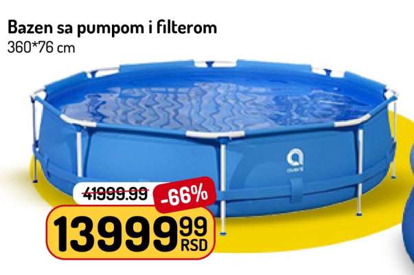 Bazen sa pumpom i filterom