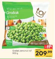 Grašak zamrznuti to!