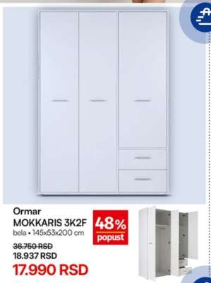 Ormar MOKKARIS 3K2F