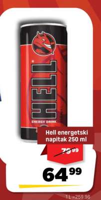 Hell energetski napitak 250 ml