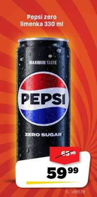 Pepsi Zero limenka 330 ml