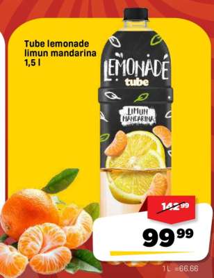 Tube Lemonade Limun, Mandarina 1,5 l
